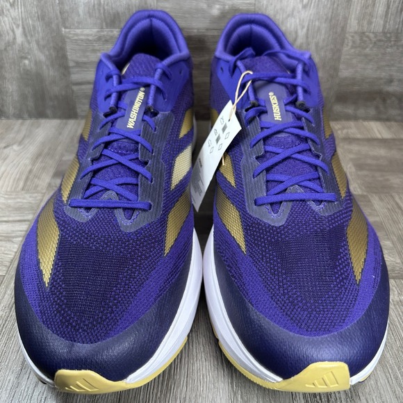Adidas Adizero SL2 Running Shoes Mens 16 Washington Huskies Purple Gold NEW main image 7